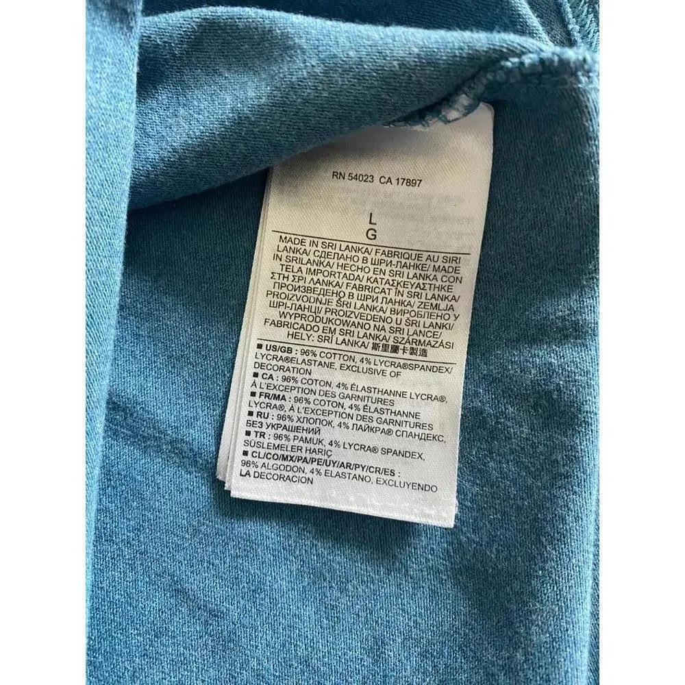 Banana Republic Men's Polo Shirt - Size Large - Aqua Blue